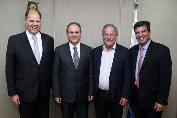 O prefeito de Jandaia do Sul, Benedito José Púpio (PSC), esteve em Brasília na semana passada. Foto: Assessoria