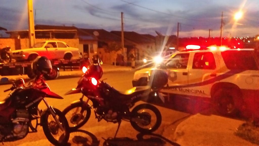 Veículo Chevette acabou apreendido e motorista foi detido durante operação - Foto: Divulgação/PM