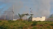 Fogo no mato: Fumaça incomoda moradores do João Paulo