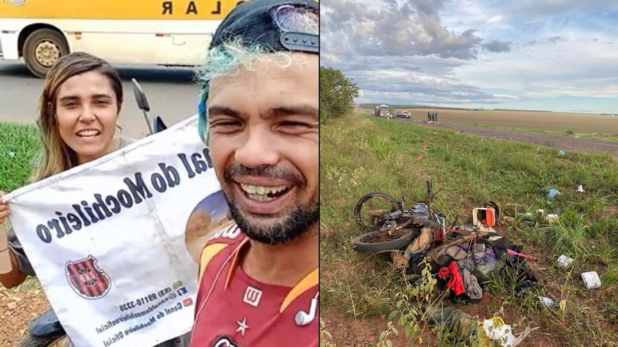 Mochileiros que percorreram o Brasil sofrem acidente grave