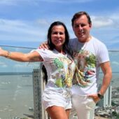 Gretchen é casada com o músico Esdras de Souza desde 2020
