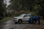 Porto Alegre também sofreu com passagem de ciclone tropical