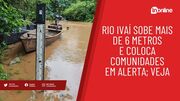 Rio Ivaí sobe mais de 6 metros e coloca comunidades em alerta; veja