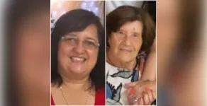  Eliane Bitencourt Santos e a mãe Adelina Cardoso Bittencourt morreram após o grave acidente na PR-445 