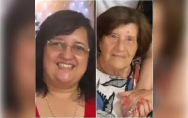 Eliane Bitencourt Santos e a mãe Adelina Cardoso Bittencourt morreram após o grave acidente na PR-445