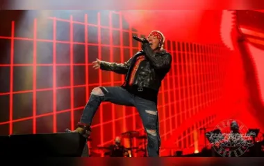 Axl Rose, vocalista do grupo Guns N’ Roses