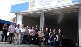 Marcelo Reis visita instalações  da Polícia Científica de Ivaiporã