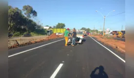  DER/PR libera trecho interditado da PR-323 em Umuarama para o tráfego de veículos 