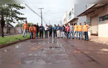 Mais de 40 mil metros quadrados de asfalto serão recapeados em 23 ruas do município
