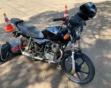 Batida entre carro e moto deixa motociclista ferido na 'Minas Gerais'