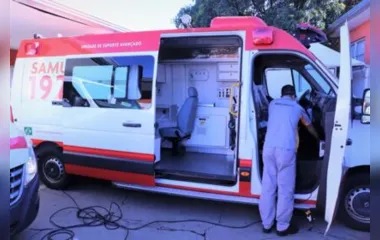 Parceria promove serviços de higienização em ambulâncias do Samu