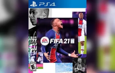 O jogador Mbappé é anunciado na capa do 'FIFA 21'