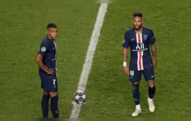 Desfalcado, PSG conta com gols de Neymar e Mbappe na Liga dos Campeões