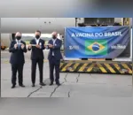 Insumos chegam a São Paulo para a fabricação da CoronaVac
