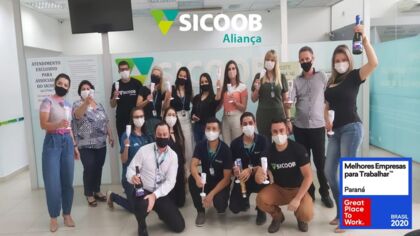 Sicoob Aliança é uma das melhores empresas para se trabalhar no Paraná