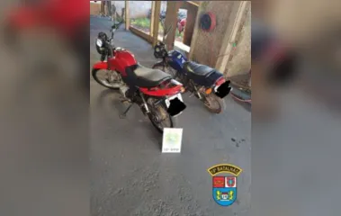 Polícia Militar apreende duas motocicletas em menos de uma hora