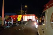  acidente foi na marginal da PR-467, esquina com a Avenida Corbélia, entre o Bairro Cataratas e Periolo