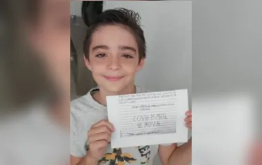 Criança de 10 anos envia cartas a vizinhos para pedir que fiquem em casa