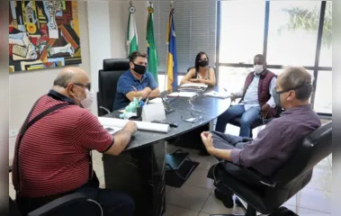 Prefeito recebe gerente da fábrica Oro Agri, Luis Cavalcante