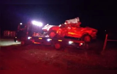 As 6 vítimas do acidente estavam em uma camionete Hilux