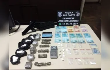 GM de Arapongas prende suspeitos com cocaína e maconha