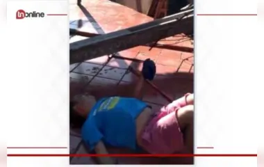 Homem é atingido na cabeça por poste no quintal de casa
