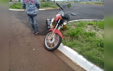 Mais um: Acidente deixa motociclista machucado em Apucarana