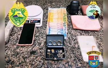 PM  prende suspeita de tráfico de drogas em São João do Ivaí