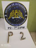 Polícia apreende diversas munições em Arapongas