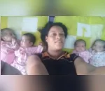 Mãe dá à luz a quadrigêmeas após 9 anos da 1ª gestação no PR