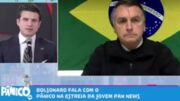 Bolsonaro abandona entrevista após discutir na Jovem Pan