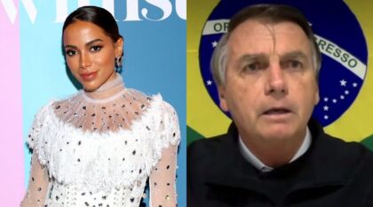 Bolsonaro manda indireta para Anitta e cantora rebate