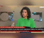 Jornalista da Globo chora ao vivo por pai que perdeu filha