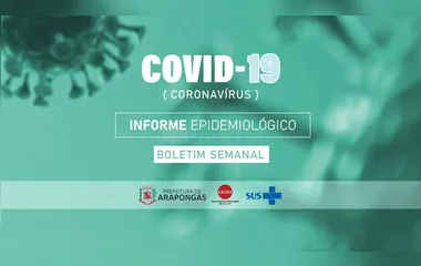 Arapongas divulga novo informe sobre casos da Covid-19