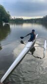 Medalhista  apucaranense realiza treinos no Lago Jaboti