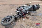 Maringá: acidente deixa motociclista gravemente ferido