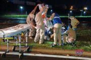 O acidente foi na semana passada, noite de sexta-feira (28), na entrada de Mandaguaçu