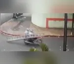 Câmera flagra furto de escada em Apucarana; veja