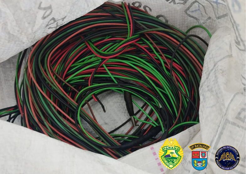 Operação coíbe comércio ilegal de fios de cobre em Apucarana