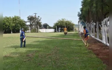 Campos de futebol de Marilândia passam por revitalização