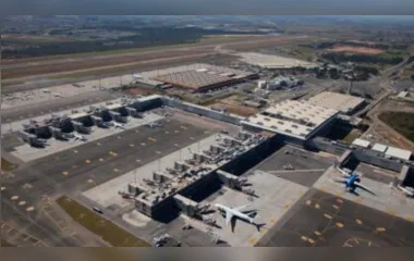 imagem do aeroporto Internacional de Campinas, o Viracopos.