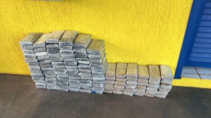 PRF apreende 89 quilos de cocaína no Paraná nesta segunda