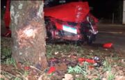 Homem morre ao colidir veículo contra árvore na Av. Tancredo
