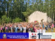 Rio Branco do Ivaí realiza a 1ª Caminhada do Trabalhador