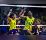 A seleção brasileira feminina de vôlei derrotou a Sérvia por 3 a 0 na manhã deste domingo (19)