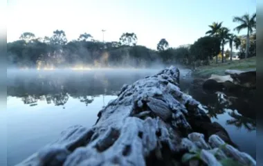 Domingo de frio no Paraná, com amanhecer bastante gelado em todo o Estado