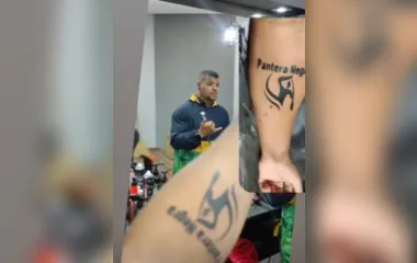 Fã tatua apelido de Giovane Vieira, paratleta de Apucarana