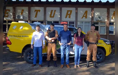 Faxinal recebe veículo para a Patrulha Rural; saiba mais