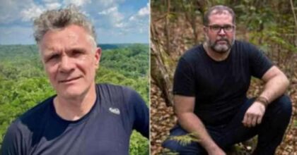 o jornalista inglês Dom Phillips e o indigenista Bruno Pereira foram assassinados no Vale do Javari no domingo