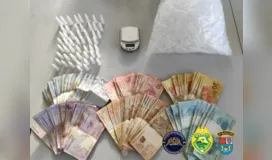 PM de Apucarana apreende drogas, notas falsas e prende 4 pessoas; veja